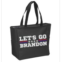 Let's Go Brandon Lets Go Brandon Lets Go Brandon Let's Go Brandon Zip Tote Bag