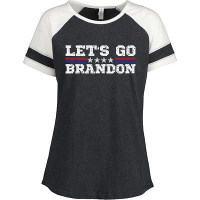 Let's Go Brandon Lets Go Brandon Lets Go Brandon Let's Go Brandon Enza Ladies Jersey Colorblock Tee