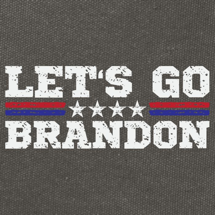 Let's Go Brandon Lets Go Brandon Lets Go Brandon Let's Go Brandon Cotton Canvas Backpack