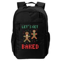 Let's Get Baked Gingerbread Cookie Funny Christmas Backpack