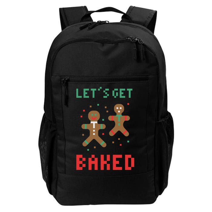 Let's Get Baked Gingerbread Cookie Funny Christmas Backpack