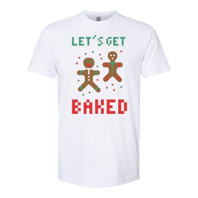 Let's Get Baked Gingerbread Cookie Funny Christmas Softstyle® CVC T-Shirt