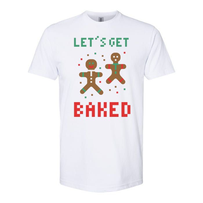 Let's Get Baked Gingerbread Cookie Funny Christmas Softstyle CVC T-Shirt