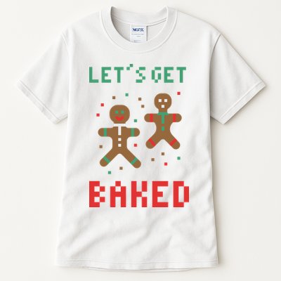 Let's Get Baked Gingerbread Cookie Funny Christmas Tall T-Shirt