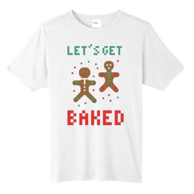 Let's Get Baked Gingerbread Cookie Funny Christmas Tall Fusion ChromaSoft Performance T-Shirt