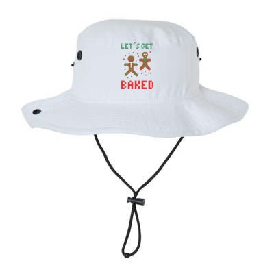 Let's Get Baked Gingerbread Cookie Funny Christmas Bucket Hat