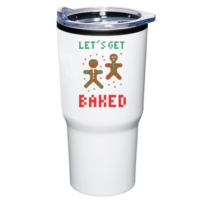 Let's Get Baked Gingerbread Cookie Funny Christmas Tumbler