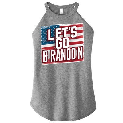 Let’S Go Brandon Conservative Us Flag Gift Women's Perfect Tri Rocker Tank