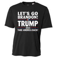 Lets Go Brandon Trump 2024 Take America Back Cooling Performance Crew T-Shirt