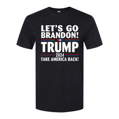 Lets Go Brandon Trump 2024 Take America Back Softstyle CVC T-Shirt