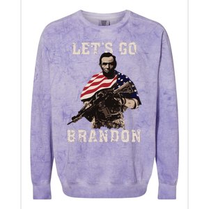 LETS GO BRANDON Colorblast Crewneck Sweatshirt