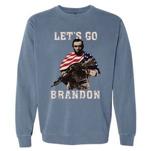 LETS GO BRANDON Garment-Dyed Sweatshirt