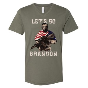 LETS GO BRANDON V-Neck T-Shirt