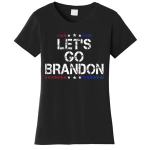 LetS Go Brandon Conservative Us Flag Women's T-Shirt