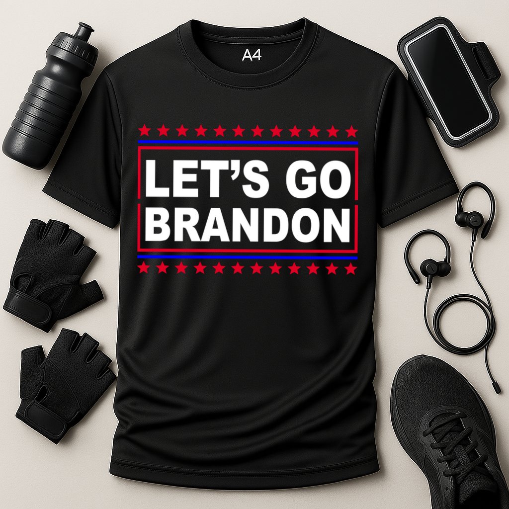 Let's Go Brandon Street Neon Sign Cooling Performance Crew T-Shirt