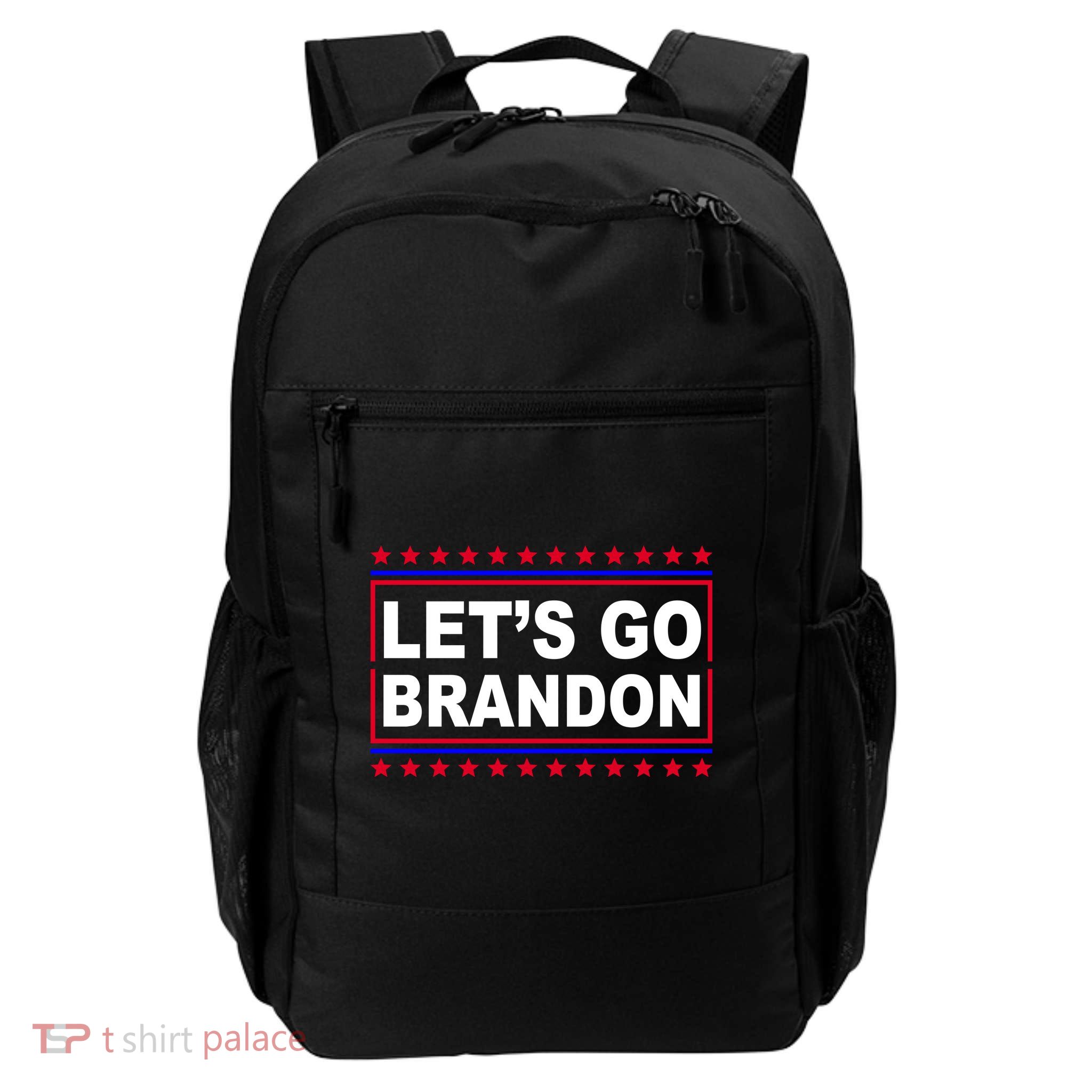 Let's Go Brandon Street Neon Sign Backpack