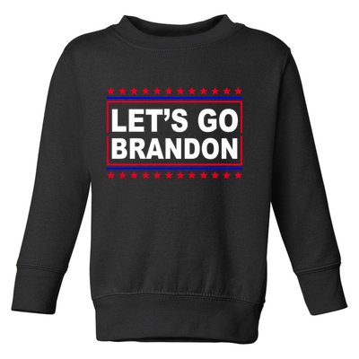 Let's Go Brandon Street Neon Sign Toddler Sweatshirt