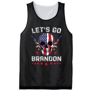 Let's Go Brandon 4th Of July Mesh Reversible Basketball Jersey Tank