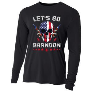 Let's Go Brandon 4th Of July Cooling Performance Long Sleeve Crew