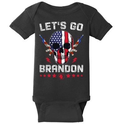 Let's Go Brandon 4th Of July Baby Bodysuit