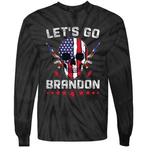 Let's Go Brandon 4th Of July Tie-Dye Long Sleeve Shirt