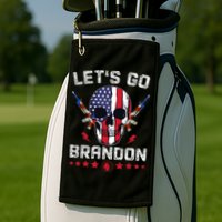 Let's Go Brandon 4th Of July Golf Towel