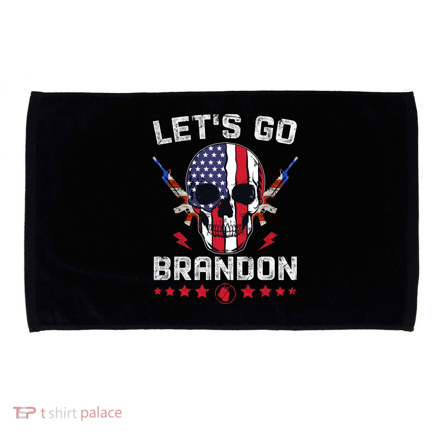 Let's Go Brandon 4th Of July Microfiber Hand Towel