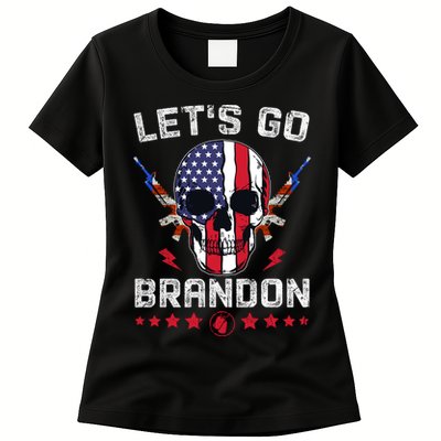 Let's Go Brandon 4th Of July Womens T-Shirt