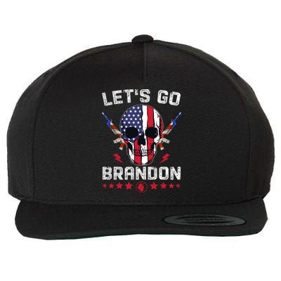 Let's Go Brandon 4th Of July Wool Snapback Cap