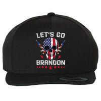 Let's Go Brandon 4th Of July Wool Snapback Cap