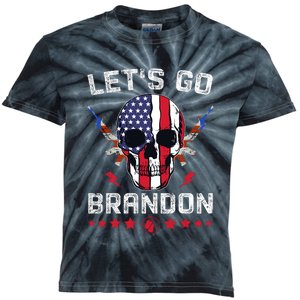 Let's Go Brandon 4th Of July Kids Tie-Dye T-Shirt