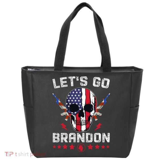 Let's Go Brandon 4th Of July Zip Tote Bag