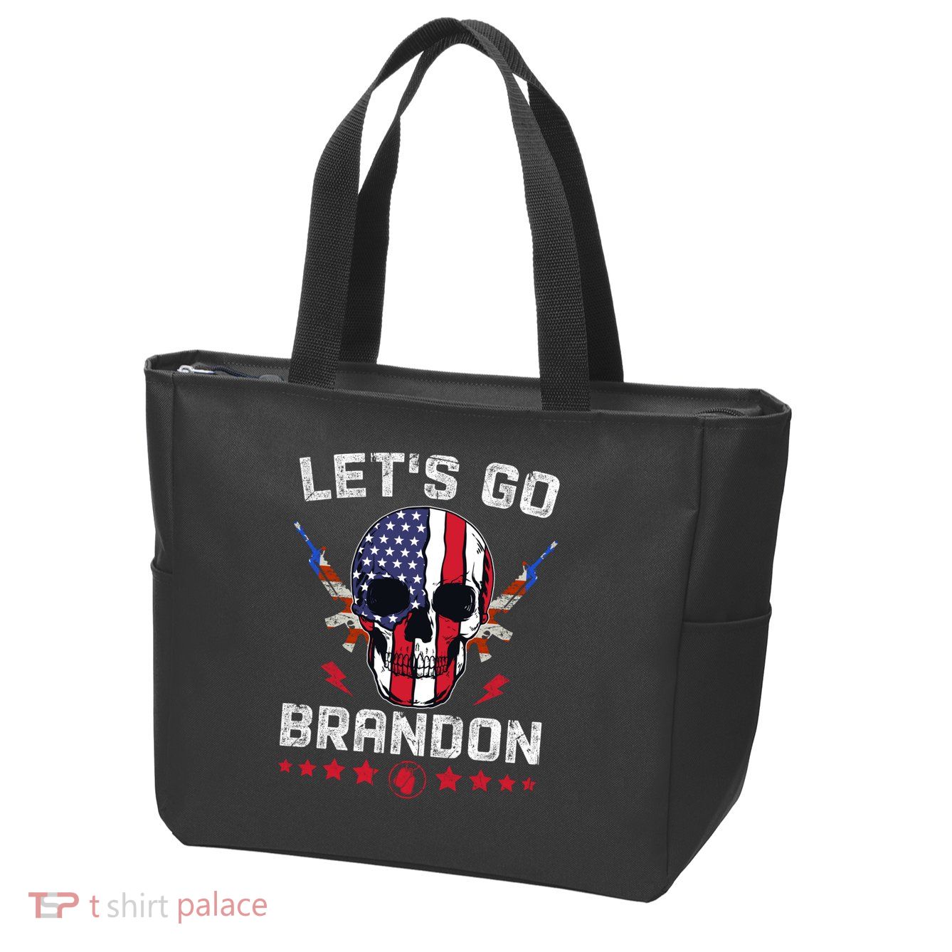 Let's Go Brandon 4th Of July Zip Tote Bag