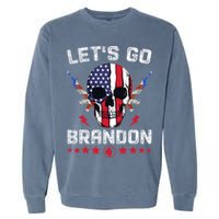 Let's Go Brandon 4th Of July Garment-Dyed Sweatshirt