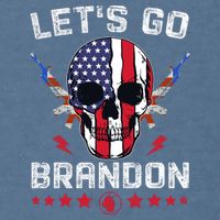 Let's Go Brandon 4th Of July Garment-Dyed Sweatshirt