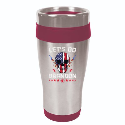 Let's Go Brandon 4th Of July 16oz Travel Tumbler