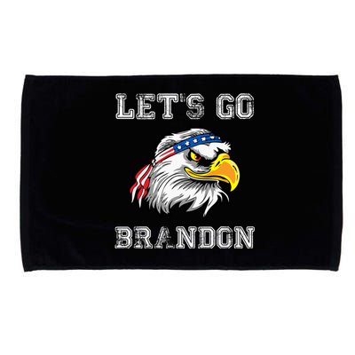 Let's Go Brandon Impeach President Funny Costume Eagle American Flag Microfiber Hand Towel