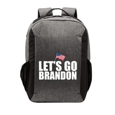 Let's Go Brandon Waving American Flag Vector Backpack