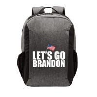 Let's Go Brandon Waving American Flag Vector Backpack