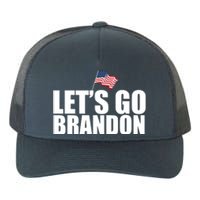 Let's Go Brandon Waving American Flag Yupoong Adult 5-Panel Trucker Hat