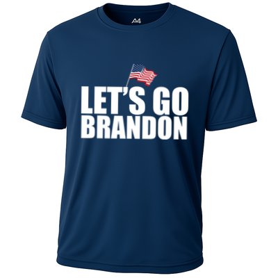 Let's Go Brandon Waving American Flag Performance Shirt