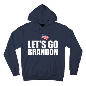 Let's Go Brandon Waving American Flag Hoodie