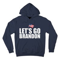 Let's Go Brandon Waving American Flag Hoodie