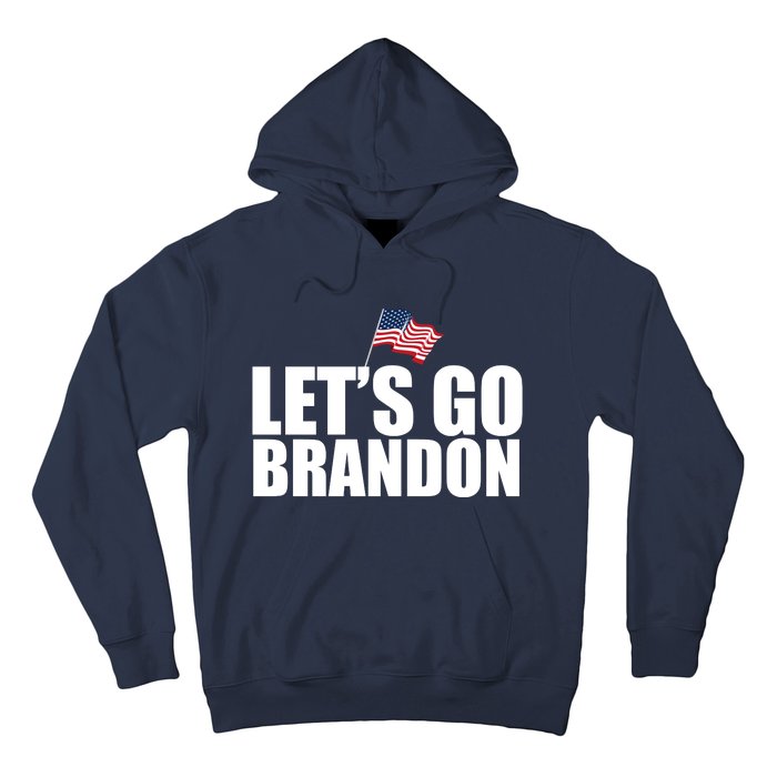 Let's Go Brandon Waving American Flag Hoodie