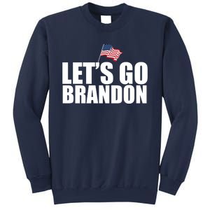 Let's Go Brandon Waving American Flag Sweatshirt