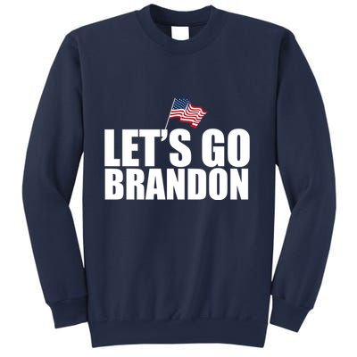 Let's Go Brandon Waving American Flag Sweatshirt