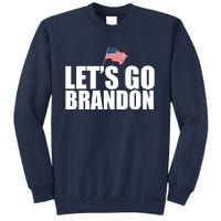 Let's Go Brandon Waving American Flag Sweatshirt