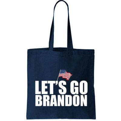 Let's Go Brandon Waving American Flag Bag