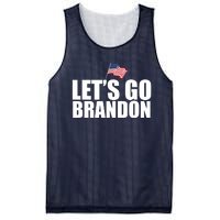 Let's Go Brandon Waving American Flag Mesh Reversible Basketball Jersey Tank