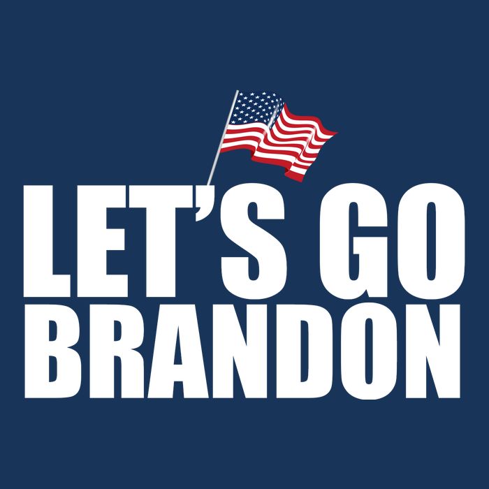 Let's Go Brandon Waving American Flag Premium T-Shirt